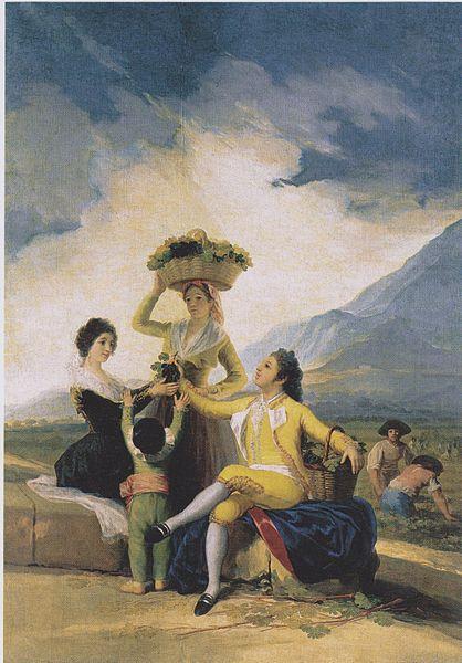 The grape harvest, Francisco de Goya